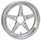 Weld Alumastar 1-Piece 15x3.5 / 5x4.75 BP / 1.75in. BS Polished Wheel - Non-Beadlock thumbnail 3