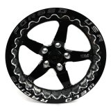 Weld S71 17x10 / 5x120mm BP / 7.2in. BS Black Wheel (High Pad) - Black Single Beadlock MT thumbnail 4