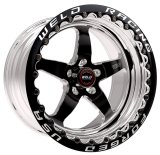 Weld S71 17x10 / 5x120mm BP / 7.2in. BS Black Wheel (High Pad) - Black Single Beadlock MT thumbnail 6