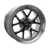 Weld S76 17x8 / 5x120mm BP / 5.2in. BS Black Wheel (High Pad) - Non-Beadlock thumbnail 4