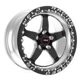 Weld S71 15x10.33 / 5x4.5 BP / 7.5in. BS Black Wheel (Medium Pad) - Black Single Beadlock MT thumbnail 3