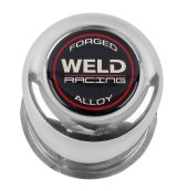 Weld Drag Sport Forged Center Cap 5 Lug 3.16in OD x 3.20in Tall DFS PT Weld Polished thumbnail 1