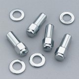 Weld Closed End Lug Nuts 12mm x 1.5 Thread Shank Seat - Chrome (4 Pack) thumbnail 1