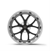 Weld S76 20x8 / 5x120mm BP / 5.3in. BS Black Wheel (High Pad) - Non-Beadlock thumbnail 2