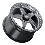 Weld S904 15x10 Ventura Beadlock 5x115 ET22 BS6.4 Gloss BLK MIL DIA 78.1 thumbnail 3