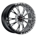 Weld Belmont Beadlock 18x10.5 / 5x120.65 BP / ET65 BS8.25 Gloss Black MIL DIA 78.1 thumbnail 1