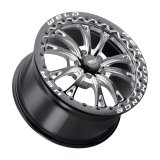 Weld Belmont Beadlock 18x10.5 / 5x120.65 BP / ET65 BS8.25 Gloss Black MIL DIA 78.1 thumbnail 4