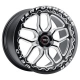 Weld S907 15X10 Laguna Beadlock 5X115 ET22 BS6.4 Gloss Black MIL Dia 78.1 thumbnail 1
