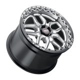 Weld S907 15X10 Laguna Beadlock 5X115 ET22 BS6.4 Gloss Black MIL Dia 78.1 thumbnail 3