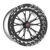 Weld Vitesse 17x10 / 5x4.5mm BP / 8in. BS Low Pad Black Wheel - Black SBL thumbnail 1