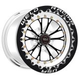 Weld Vitesse 17x10 / 5x4.5mm BP / 8in. BS Low Pad Black Wheel - Black SBL thumbnail 2