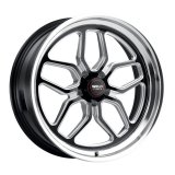 Weld Laguna Drag 15x10 5x114.3 ET50 BS 7.5 Gloss Black MIL Dia 78.1 thumbnail 1
