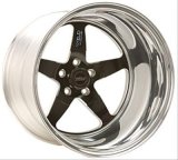 Weld S71 17x8 / 5x4.5 BP / 6.3in. BS Black Wheel (Medium Pad) - Non-Beadlock thumbnail 4