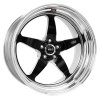 Weld S71 20x9.5 / 5x4.5 BP / 6.3in BS Black Wheel (High Pad) - Non-Beadlock thumbnail 6