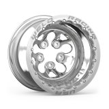 Weld Alpha-1 15x14 / 5x4.75 BP / 4in. BS Wheel - Polished DBL MT thumbnail 2