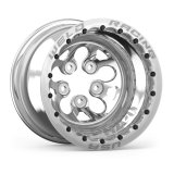 Weld Alpha-1 15x14 / 5x4.75 BP / 4in. BS Wheel - Polished DBL MT thumbnail 4