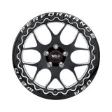Weld Solana Beadlock 18x10 / 5x114.3 BP / ET28 / 78.1mm Bore - Gloss Black MIL DIA Wheel thumbnail 2