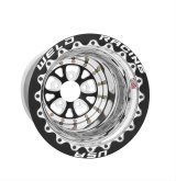 Weld V-Series 15x9 / 5x4.5 BP / 6in. BS Black Wheel - Single Beadlock thumbnail 1