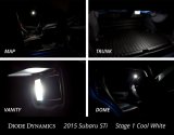 Diode Dynamics 15-19 Subaru WRX Interior Light Kit Stage 1 - Cool - White thumbnail 5