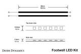 Diode Dynamics LED Footwell Kit - Blue thumbnail 7