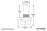 Diode Dynamics H11 HP48 LED - Cool - White (Pair) thumbnail 7