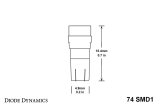 Diode Dynamics 74 SMD1 LED - Green (Single) thumbnail 6