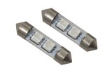 Diode Dynamics 36mm SMF2 LED Bulb - Red (Pair) thumbnail 3