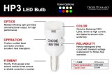 Diode Dynamics 194 LED Bulb HP3 LED - Amber (Pair) thumbnail 9