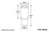 Diode Dynamics 1157 LED Bulb HP48 LED - Red (Pair) thumbnail 6