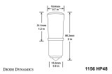 Diode Dynamics 1156 LED Bulb HP48 LED - Amber (Pair) thumbnail 8