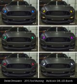 Diode Dynamics 15-17 Ford Mustang RGBW DRL LED Boards thumbnail 9