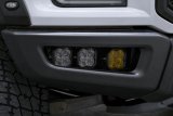 Diode Dynamics 17-20 Ford Raptor SS3 LED Fog Light Kit - Yellow Pro thumbnail 3