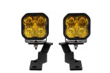 Diode Dynamics 16-21 Toyota Tacoma Pro SS3 LED Ditch Light Kit - Yellow Combo thumbnail 1