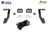 Diode Dynamics 18-21 Subaru Crosstrek Sport SS3 LED Ditch Light Kit - White Combo thumbnail 9