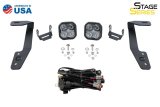 Diode Dynamics 18-21 Subaru Crosstrek Stage Series 2in LED Ditch Light Kit Sport - White Combo thumbnail 9