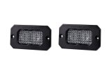 Diode Dynamics Stage Series 2 In LED Pod Pro - White Flood Flush RBL (Pair) thumbnail 1