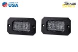 Diode Dynamics Stage Series 2 In LED Pod Pro - White Flood Flush RBL (Pair) thumbnail 2