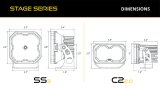 Diode Dynamics 14-19 Silverado/Sierra SS3 LED Ditch Light Kit Sport - White Combo thumbnail 8