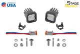Diode Dynamics Stage Series C1 LED Pod - White SAE Fog Standard ABL (Pair) thumbnail 6