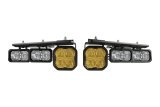 Diode Dynamics 2021 Ford Bronco Stage Series Fog Pocket Kit - Yellow Pro thumbnail 2