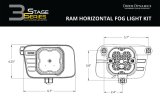 Diode Dynamics SS3 Sport Type Ram Horiz Kit ABL - Yellow SAE Fog thumbnail 6