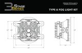 Diode Dynamics SS3 Max Type A Kit ABL - Yellow SAE Fog thumbnail 4