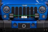 Diode Dynamics 07-18 Jeep JK Wrangler SS5 Bumper LED Pod Light Kit - Sport Yellow Combo thumbnail 9