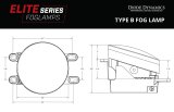 Diode Dynamics Elite Series Type B Fog Lamps - White (Pair) thumbnail 4
