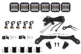 Diode Dynamics 17-20 Ford Raptor SS5 Grille CrossLink Lightbar Kit Sport - White Combo thumbnail 1