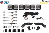 Diode Dynamics 17-20 Ford Raptor SS5 Grille CrossLink Lightbar Kit Sport - White Combo thumbnail 6