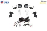 Diode Dynamics 20-Present Polaris RZR A-Pillar LED Pod Kit SS5 Sport - White Combo thumbnail 8