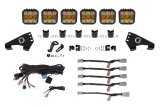 Diode Dynamics 20-Present Polaris RZR SS5 Pro CrossLink Roof - Yellow Combo Lightbar Kit thumbnail 1