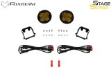Diode Dynamics SS3 Type Forester Fog Light Bracket Kit thumbnail 2