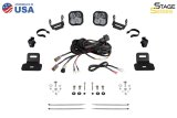 Diode Dynamics 17-24 Can-Am Maverick X3 SS3 Stage Series Ditch Light Kit - Pro White Combo thumbnail 3